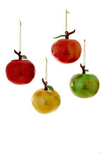 Load image into Gallery viewer, Apple Glass Ornament