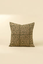 Load image into Gallery viewer, Wildvine Block Print Pillow, Olive