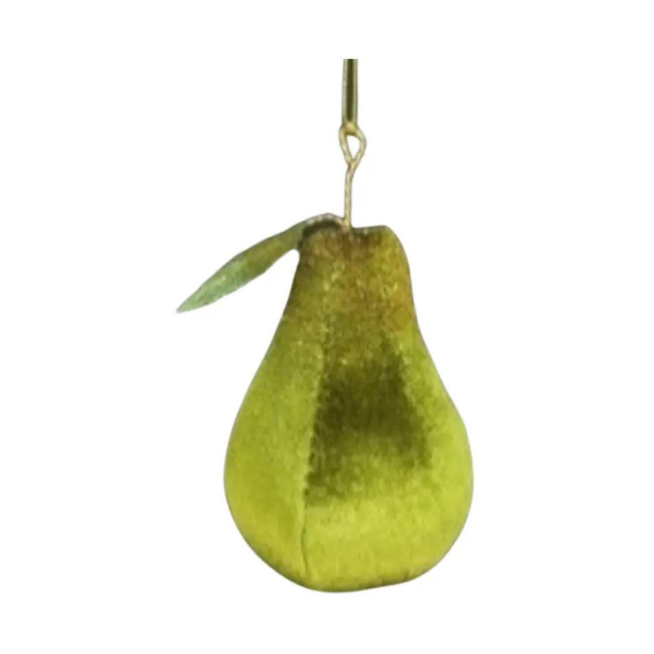 Velvet Pear Ornament