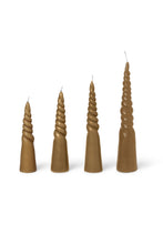 Load image into Gallery viewer, Twisted Candles - Set of 4