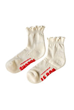 Load image into Gallery viewer, Le Bon Shoppe Ruffled Hugger Crew Socks
