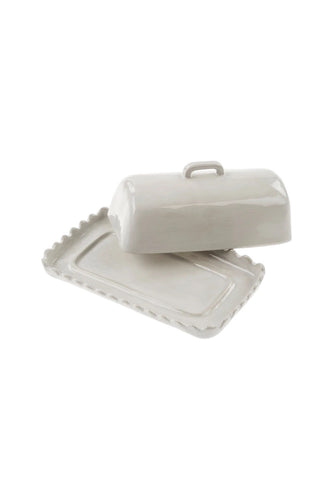 Scalloped Butter Dish