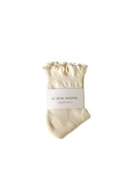 Load image into Gallery viewer, Le Bon Shoppe Ruffled Hugger Crew Socks