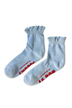 Load image into Gallery viewer, Le Bon Shoppe Ruffled Hugger Crew Socks