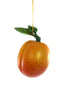 glass apricot ornament