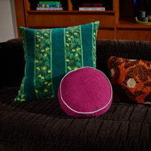 Load image into Gallery viewer, Dana Round Cushion - Plumberry