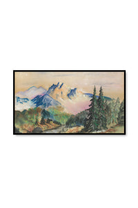 Colorful Cascades Frame TV Art