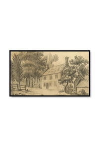 Country Cottage Frame TV Art