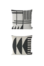 Load image into Gallery viewer, Black and White Kilim ferm LIVING Pillows