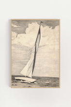 Load image into Gallery viewer, Sail Ship Sketch