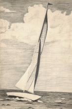 Load image into Gallery viewer, Sail Ship Sketch