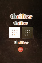 Load image into Gallery viewer, Thrifter Stickers + Pins